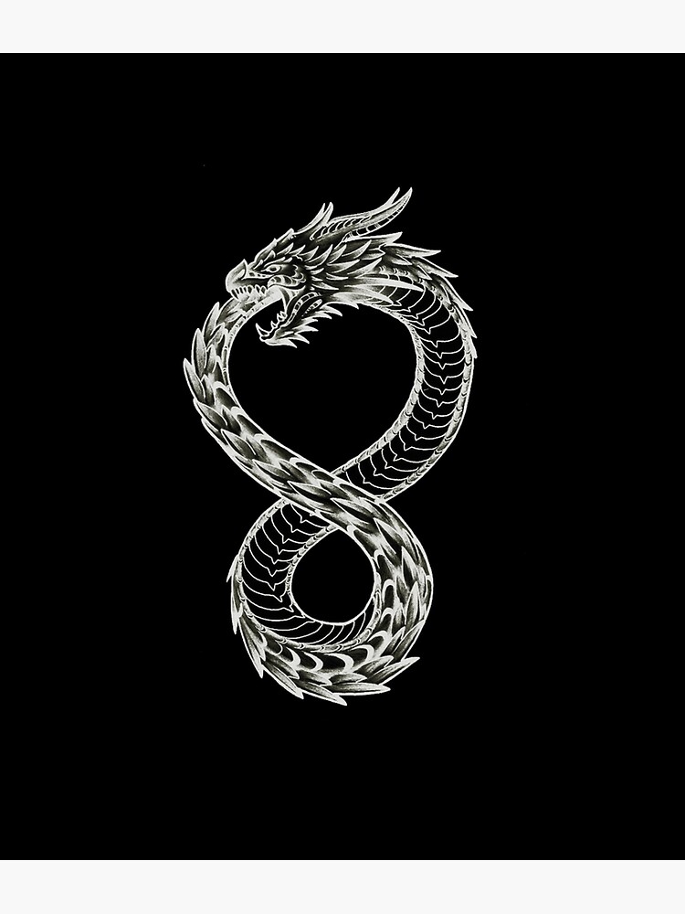 Altered Infinity Dragon Ouroboros Tattoo