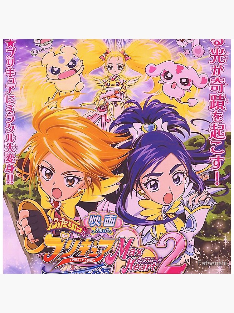 Futari Wa Pretty Cure Max Heart Movie 2 Poster Tote Bag By Fatsenshi Redbubble