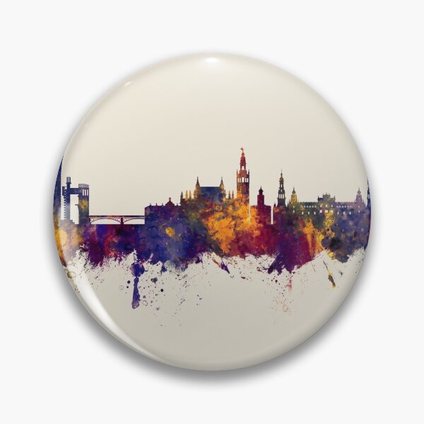 Item preview, Sevilla Spain Skyline designed and sold by ArtPrints.