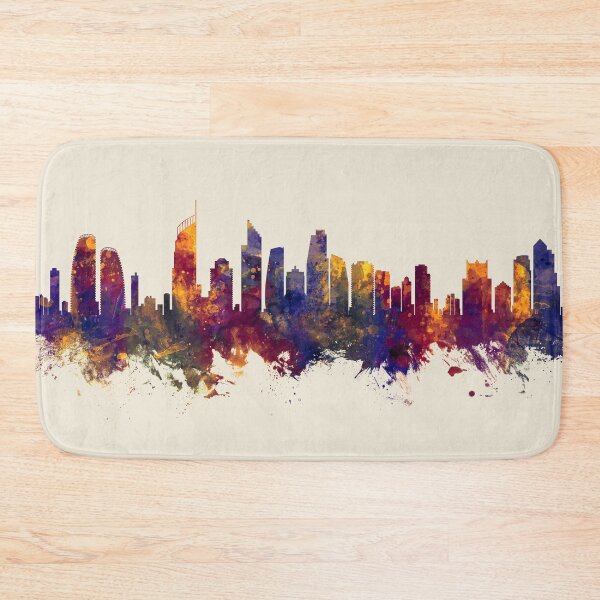 Item preview, Gold Coast Australia Skyline designed and sold by ArtPrints.