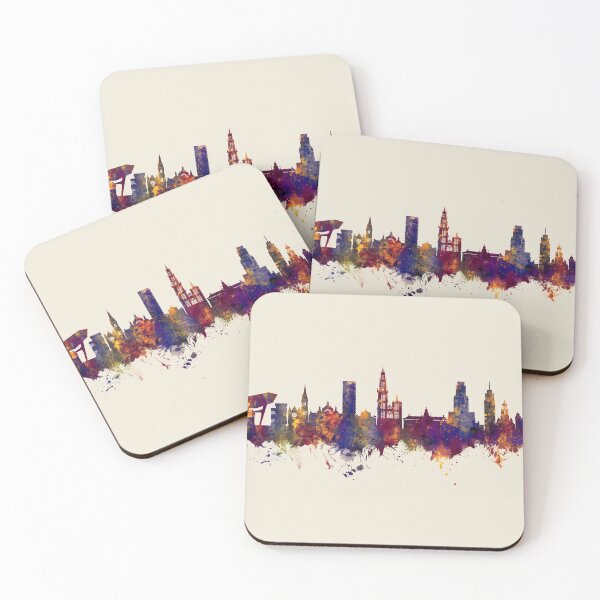 Item preview, Antwerp Belgium Skyline designed and sold by ArtPrints.