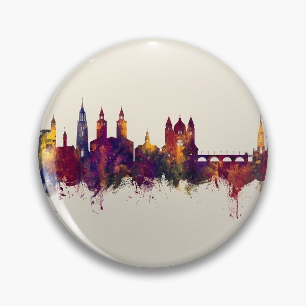 Item preview, Maastricht The Netherlands Skyline designed and sold by ArtPrints.