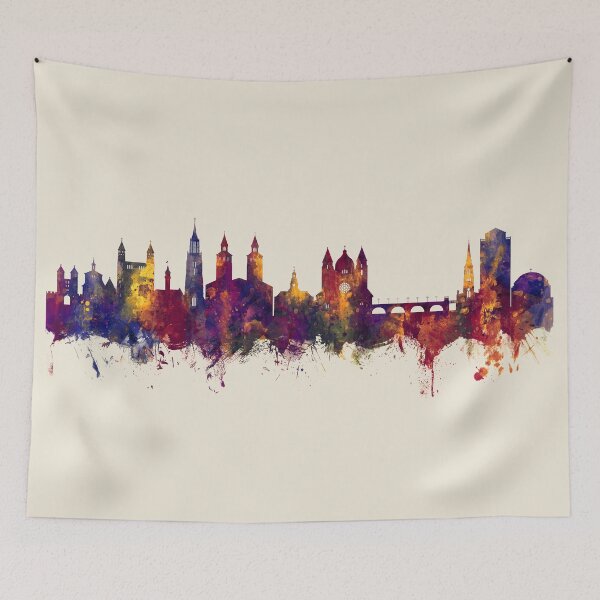 Item preview, Maastricht The Netherlands Skyline designed and sold by ArtPrints.