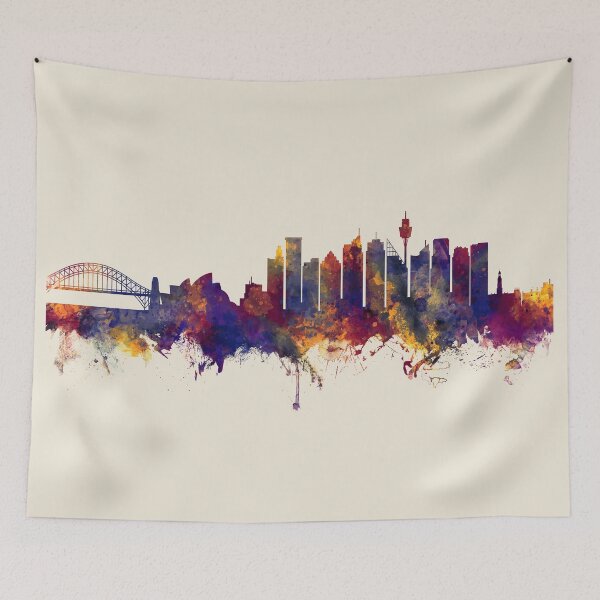 Item preview, Sydney Australia Skyline designed and sold by ArtPrints.