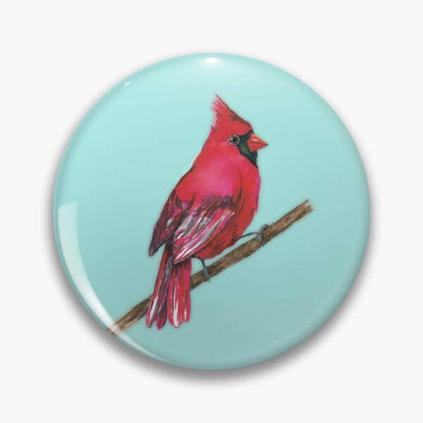 Item preview, A Northern cardinal watercolor designed and sold by Bwiselizzy.