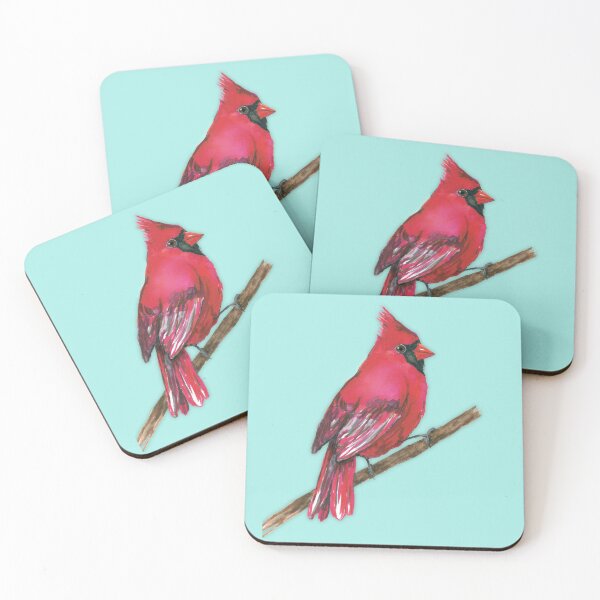Item preview, A Northern cardinal watercolor designed and sold by Bwiselizzy.