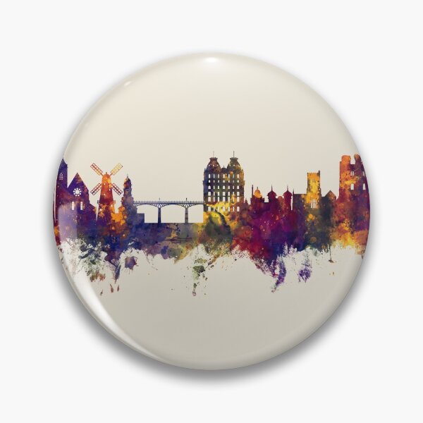 Item preview, Scarborough England Skyline designed and sold by ArtPrints.