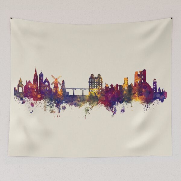 Item preview, Scarborough England Skyline designed and sold by ArtPrints.