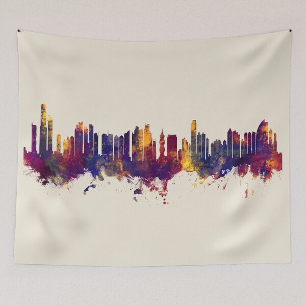 Artikelvorschau, Panama City Skyline entworfen und verkauft von ArtPrints.