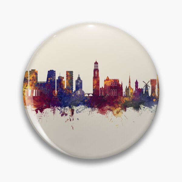 Item preview, Utrecht The Netherlands Skyline designed and sold by ArtPrints.