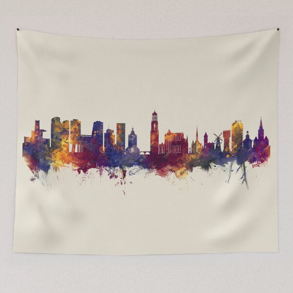 Item preview, Utrecht The Netherlands Skyline designed and sold by ArtPrints.