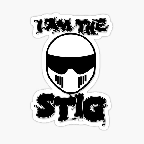 The Stig - I Am The Stig Sticker