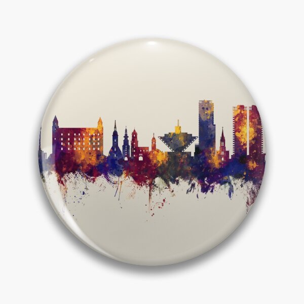 Item preview, Bratislava Slovakia Skyline designed and sold by ArtPrints.