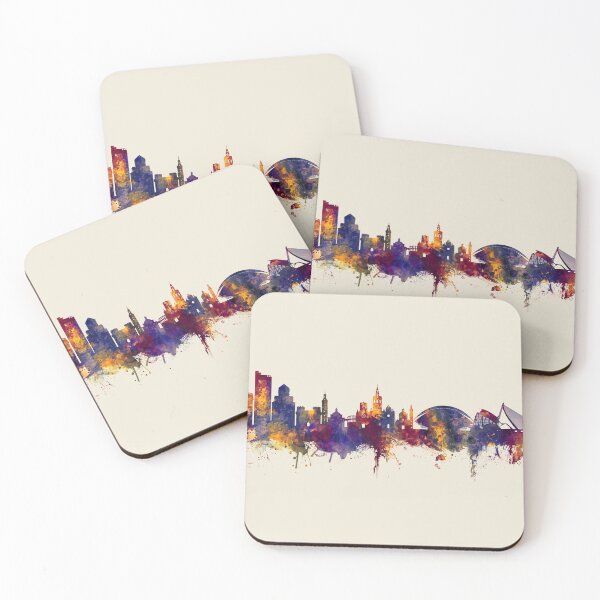 Item preview, Valencia Spain Skyline designed and sold by ArtPrints.