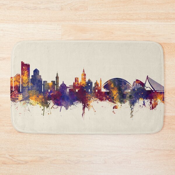 Item preview, Valencia Spain Skyline designed and sold by ArtPrints.