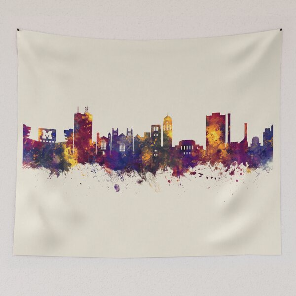 Item preview, Ann Arbor Michigan Skyline designed and sold by ArtPrints.
