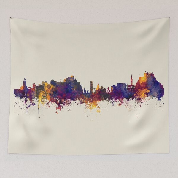 Item preview, Jersey Channel Islands Skyline designed and sold by ArtPrints.