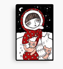 Lumi Kissat Canvas Print