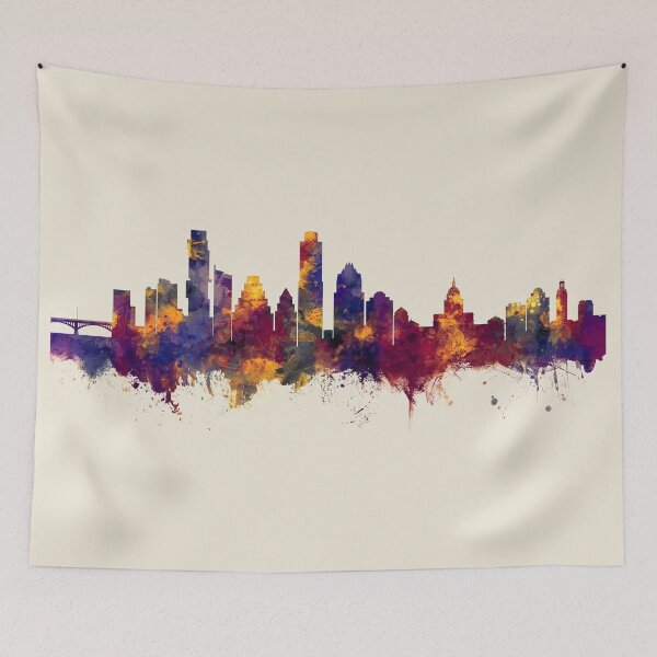 Item preview, Austin Texas Skyline designed and sold by ArtPrints.