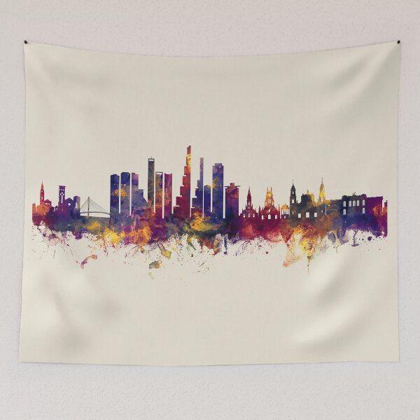 Aperçu de l'œuvre Bogotá Colombia Skyline créée et vendue par ArtPrints.