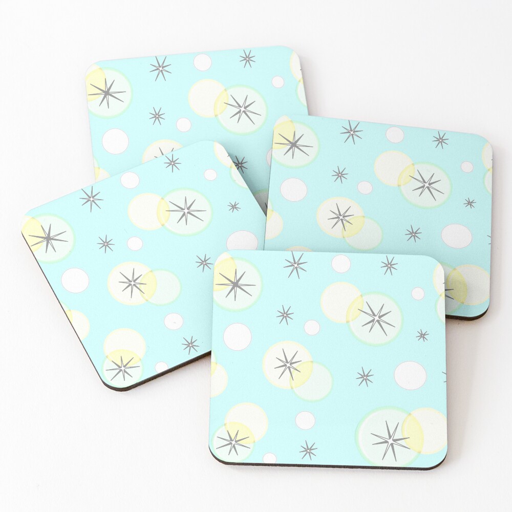 Starburst Circles Coasters (Set of 4)
