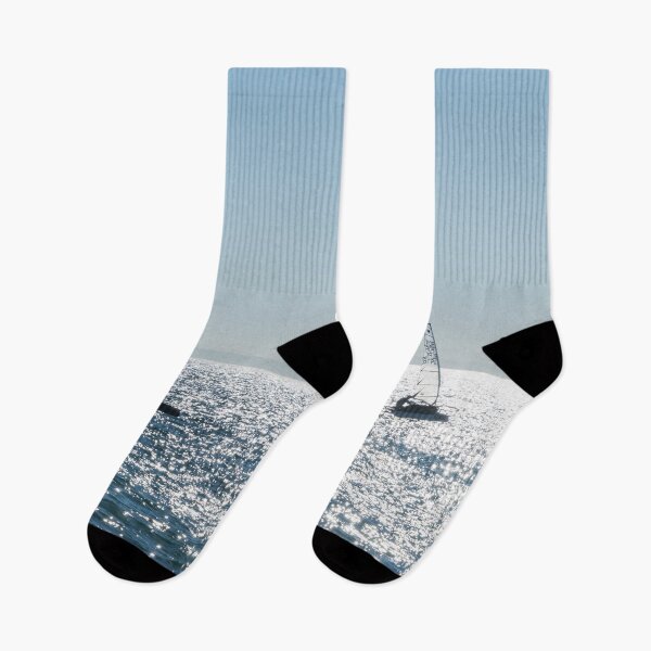 Item preview, Blue Ocean Sports - Two Windsurfers on Shimmering Seas designed and sold by Georgia Mizuleva.