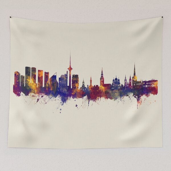 Item preview, Tallinn Estonia Skyline designed and sold by ArtPrints.