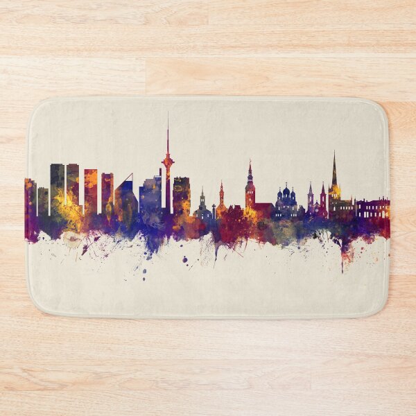 Item preview, Tallinn Estonia Skyline designed and sold by ArtPrints.