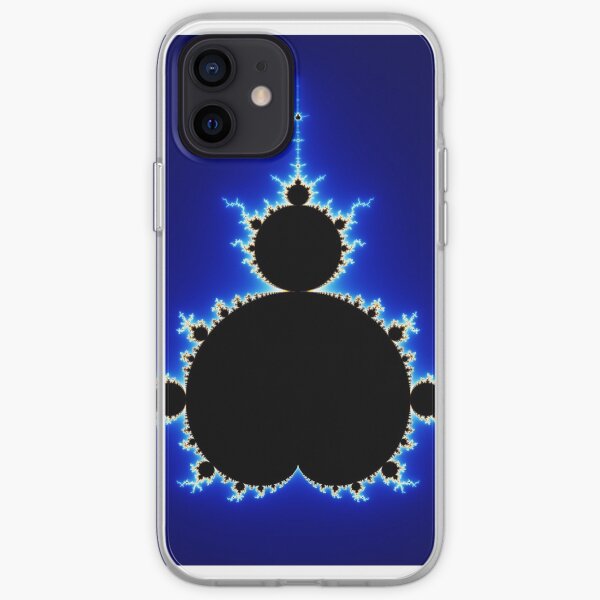 Mandelbrot Set - Blue iPhone Soft Case