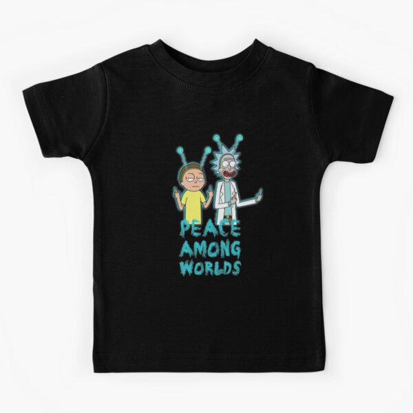 Rick and Morty Peace Among Worlds Kids T-Shirt