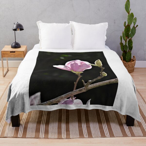 Item preview, Pink Tulip Magnolia Bloom and Buds designed and sold by Warren Thompson.