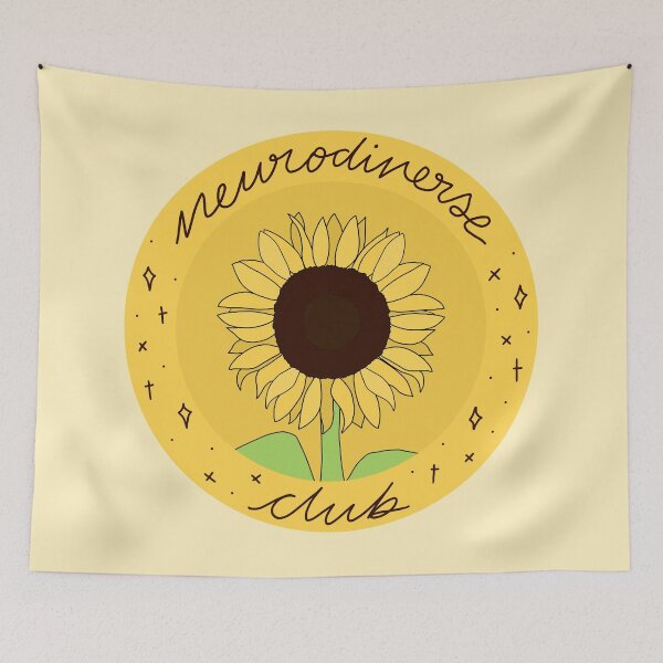Item preview, NEURODIVERSE - Aesthetic Floral Design designed and sold by AdelinePurdy.