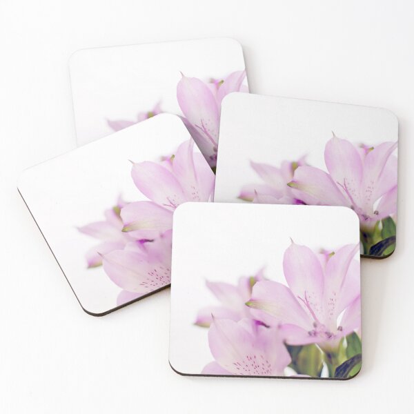 Item preview, Beautiful blooming purple Peruvian Lily of the Incas or Alstroemeria aurea designed and sold by lena-maximova.