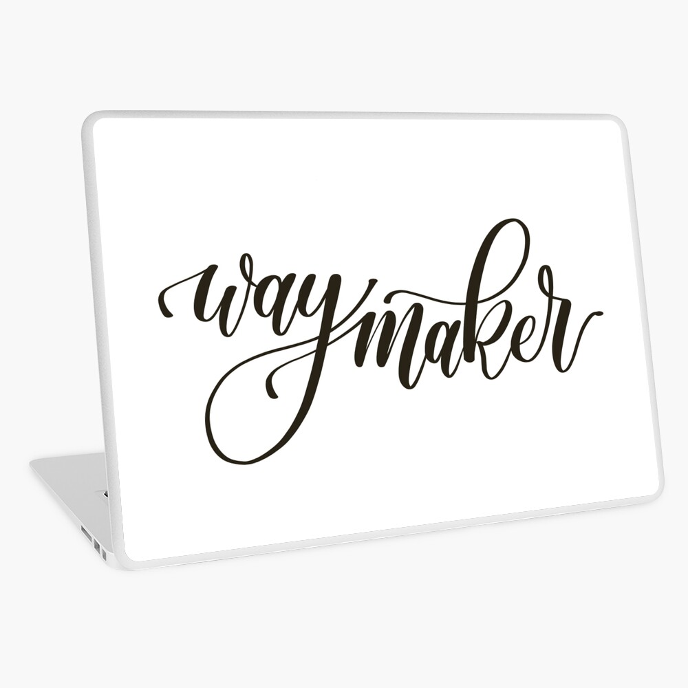 Way maker lettering Poster by PearlOfGod