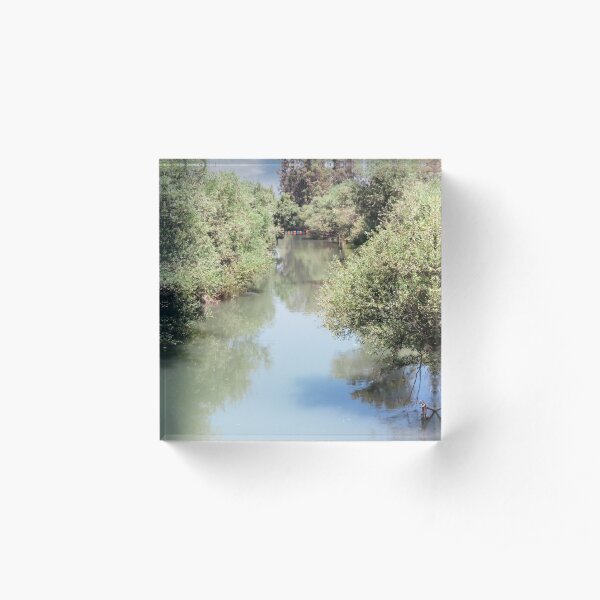 Israel, Jordan River. Acrylic Block