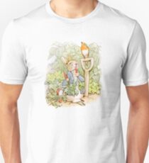 Peter Rabbit Steals Carrots Unisex T-Shirt