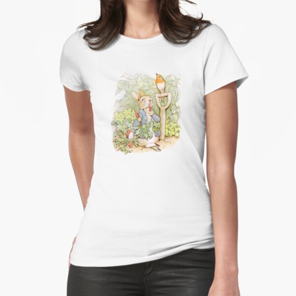 Peter Rabbit stiehlt Karotten Tailliertes T-Shirt