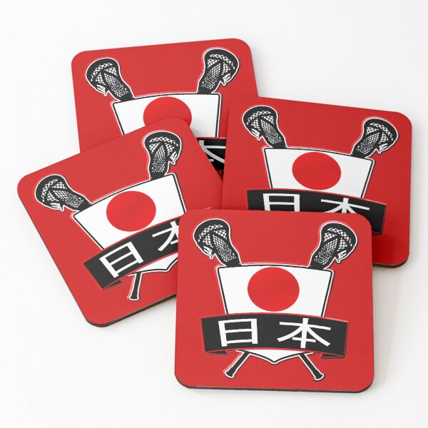 Item preview, Japan Lacrosse Flag Logo, LAX designed and sold by gamefacegear.