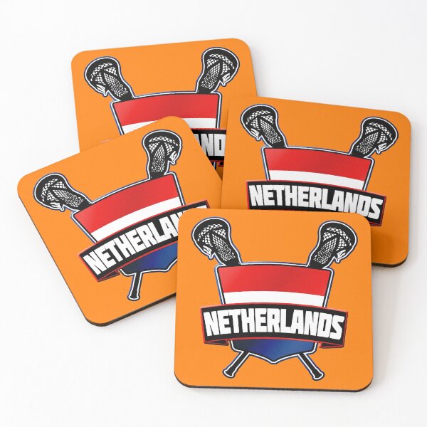 Item preview, Netherlands Lacrosse Flag Logo, Nederlandse Lacrosse designed and sold by gamefacegear.