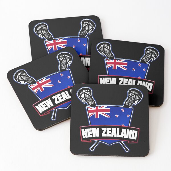 Item preview, New Zealand Lacrosse Flag Logo, NZ Lax,  designed and sold by gamefacegear.