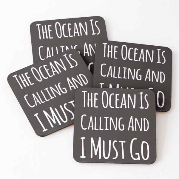 Item preview, The Ocean Is Calling And I Must Go designed and sold by Tasneem Morgan.