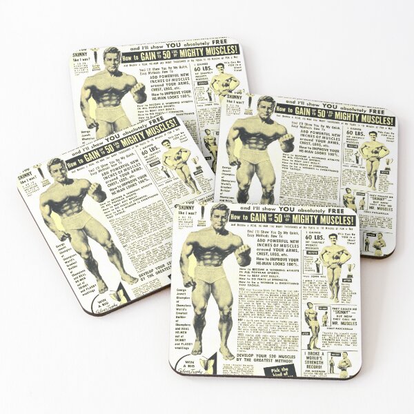 Item preview, Vintage Muscle Advert designed and sold by DoodleDashCollective.