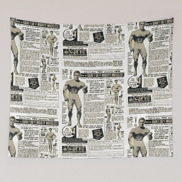 Item preview, Vintage Muscle Advert designed and sold by DoodleDashCollective.