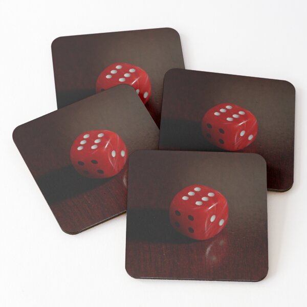 Item preview, One Red Die On A Dark Wooden Table designed and sold by rodmacpherson.