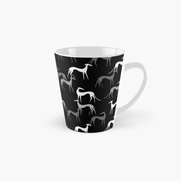 Sighthounds in black Tall Mug