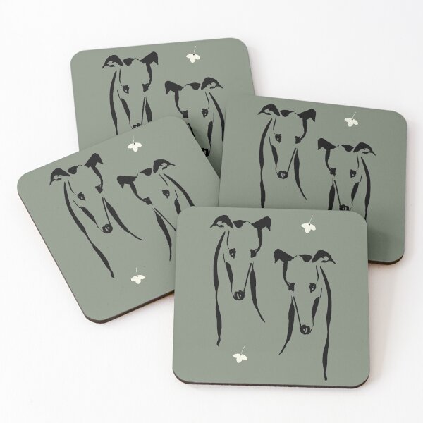Item preview, two greyhounds designed and sold by SteffiSonntag.
