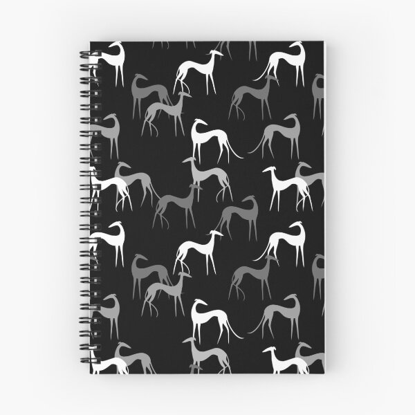 Item preview, Sighthounds in black designed and sold by lobitos.