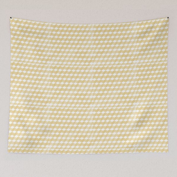 Item preview, Pastel Yellow Cubes Pattern designed and sold by SydneySells.