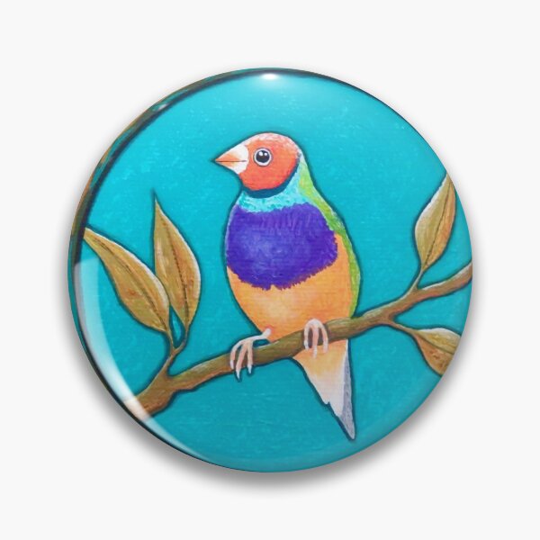 Item preview, Endangered Gouldian Finch Mandala designed and sold by Soozie Wray.