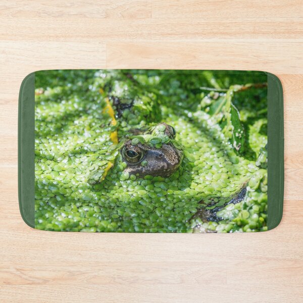 Item preview, Baby Frog covered in duckweed in a pond designed and sold by Cameranick.